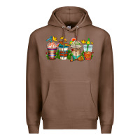 Chestnut cinco de mayo coffee cups Premium Hoodie - AdoDesignShop
