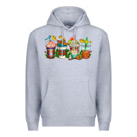 Heather Grey cinco de mayo coffee cups Premium Hoodie - AdoDesignShop