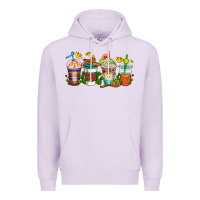 Lilac cinco de mayo coffee cups Premium Hoodie - AdoDesignShop