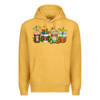 Mustard cinco de mayo coffee cups Premium Hoodie - AdoDesignShop