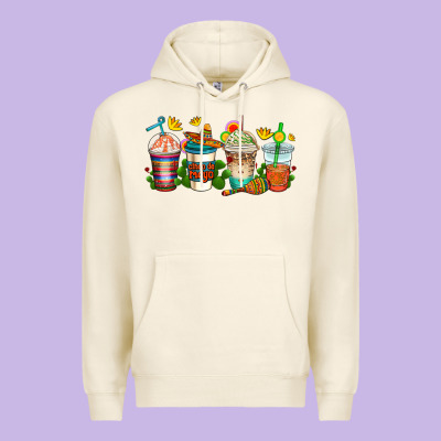Cinco De Mayo Coffee Cups Premium Hoodie Designed By Adodesignshop