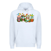 White cinco de mayo coffee cups Premium Hoodie - AdoDesignShop