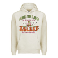 Oatmeal Heather awkward in the streets asleep in the sheets Premium Hoodie - MaliasSmallBusiness