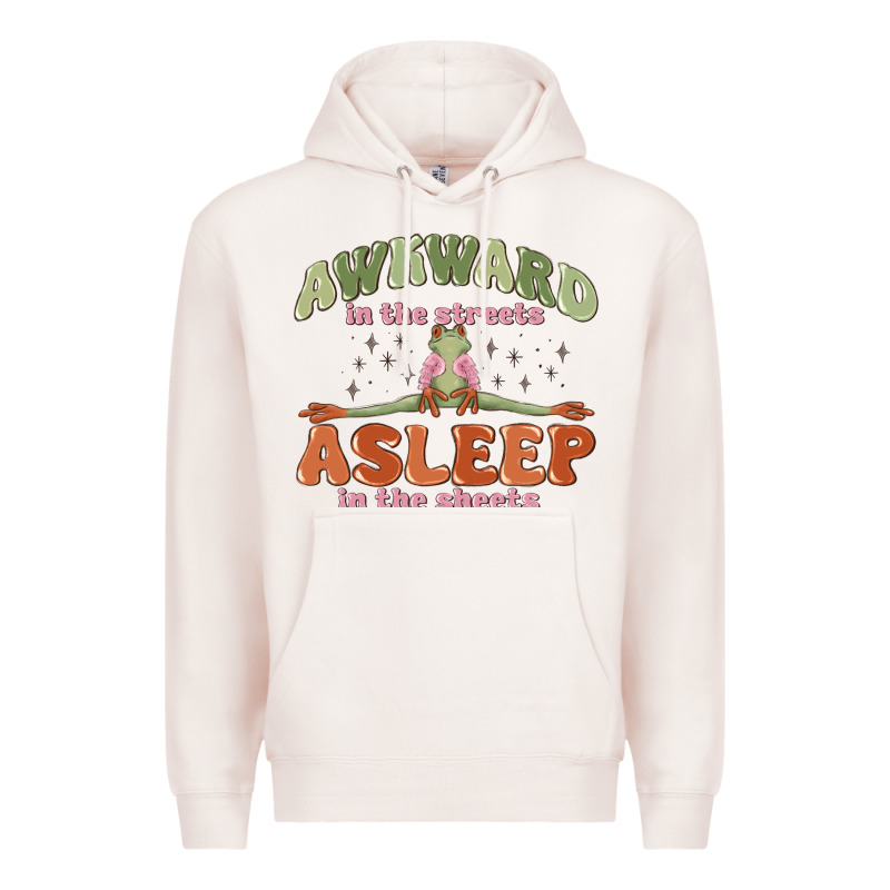 Awkward In The Streets Asleep In The Sheets Premium Hoodie by MaliasSmallBusiness | Teevron