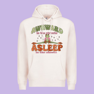 Awkward In The Streets Asleep In The Sheets Premium Hoodie Designed By Maliassmallbusiness