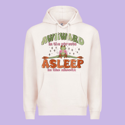 Premium Hoodie awkward in the streets asleep in the sheets