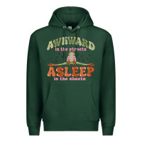 Sports Green awkward in the streets asleep in the sheets Premium Hoodie - MaliasSmallBusiness