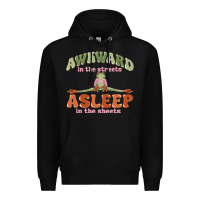 Black awkward in the streets asleep in the sheets Premium Hoodie - MaliasSmallBusiness