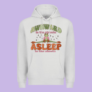 Awkward In The Streets Asleep In The Sheets Premium Hoodie Designed By Maliassmallbusiness