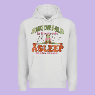 Premium Hoodie awkward in the streets asleep in the sheets