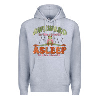 Heather Grey awkward in the streets asleep in the sheets Premium Hoodie - MaliasSmallBusiness