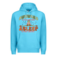 Ocean Blue awkward in the streets asleep in the sheets Premium Hoodie - MaliasSmallBusiness