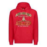 Red awkward in the streets asleep in the sheets Premium Hoodie - MaliasSmallBusiness