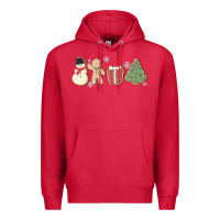 Cardinal christmas gingerbread cookies Premium Hoodie - MaliasSmallBusiness
