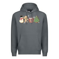 Rock christmas gingerbread cookies Premium Hoodie - MaliasSmallBusiness