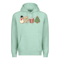 Seafoam christmas gingerbread cookies Premium Hoodie - MaliasSmallBusiness