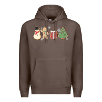 Coffee christmas gingerbread cookies Premium Hoodie - MaliasSmallBusiness