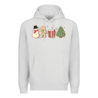Dove Grey christmas gingerbread cookies Premium Hoodie - MaliasSmallBusiness