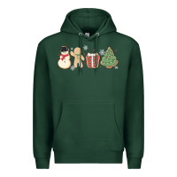 Sports Green christmas gingerbread cookies Premium Hoodie - MaliasSmallBusiness