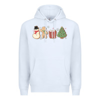 White christmas gingerbread cookies Premium Hoodie - MaliasSmallBusiness