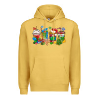 Antique Gold autism awareness christmas coffee Premium Hoodie - MaliasSmallBusiness