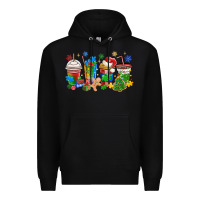 Black autism awareness christmas coffee Premium Hoodie - MaliasSmallBusiness