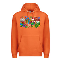 Carrot autism awareness christmas coffee Premium Hoodie - MaliasSmallBusiness