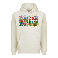 Oatmeal Heather autism awareness christmas coffee Premium Hoodie - MaliasSmallBusiness