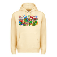 Pina Colada autism awareness christmas coffee Premium Hoodie - MaliasSmallBusiness