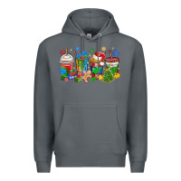 Rock autism awareness christmas coffee Premium Hoodie - MaliasSmallBusiness