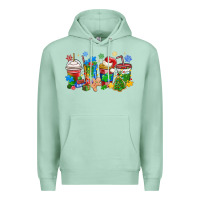 Seafoam autism awareness christmas coffee Premium Hoodie - MaliasSmallBusiness