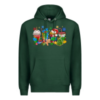 Sports Green autism awareness christmas coffee Premium Hoodie - MaliasSmallBusiness