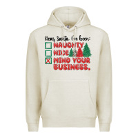 Oatmeal Heather dear santa ive been Premium Hoodie - MaliasSmallBusiness