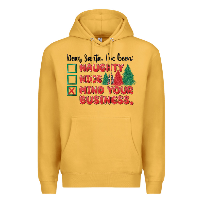 Dear Santa Ive Been Premium Hoodie by MaliasSmallBusiness | Teevron