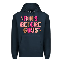 Navy fries before guys Premium Hoodie - MaliasSmallBusiness