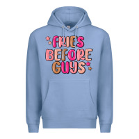 Colony Blue fries before guys Premium Hoodie - MaliasSmallBusiness