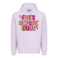 Lilac fries before guys Premium Hoodie - MaliasSmallBusiness