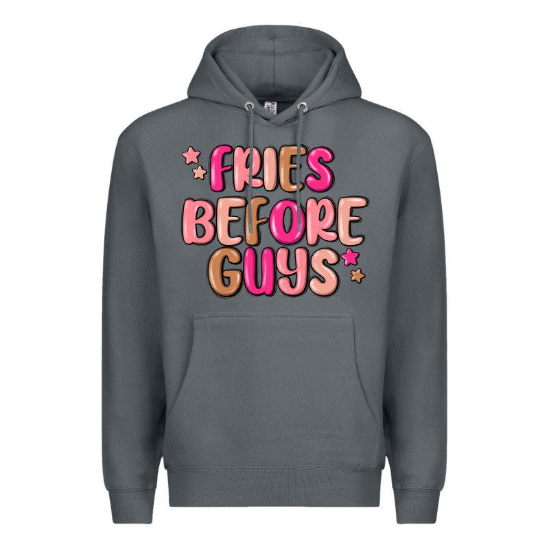 Fries Before Guys Premium Hoodie by MaliasSmallBusiness | Teevron