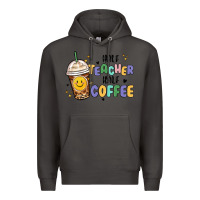 Smoke half teacher half coffee Premium Hoodie - MaliasSmallBusiness