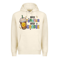 Tofu half teacher half coffee Premium Hoodie - MaliasSmallBusiness
