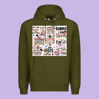 Premium Hoodie funny coffee quotes