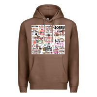 Chestnut funny coffee quotes Premium Hoodie - MaliasSmallBusiness