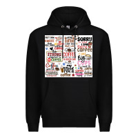 Black funny coffee quotes Premium Hoodie - MaliasSmallBusiness