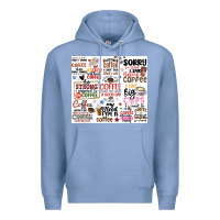 Colony Blue funny coffee quotes Premium Hoodie - MaliasSmallBusiness