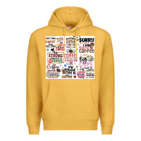 Mustard funny coffee quotes Premium Hoodie - MaliasSmallBusiness
