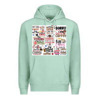 Seafoam funny coffee quotes Premium Hoodie - MaliasSmallBusiness