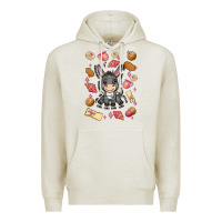 Oatmeal Heather mi donkey mexican concha Premium Hoodie - MaliasSmallBusiness