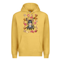 Antique Gold mi donkey mexican concha Premium Hoodie - MaliasSmallBusiness