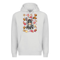 Dove Grey mi donkey mexican concha Premium Hoodie - MaliasSmallBusiness