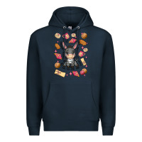 Navy mi donkey mexican concha Premium Hoodie - MaliasSmallBusiness